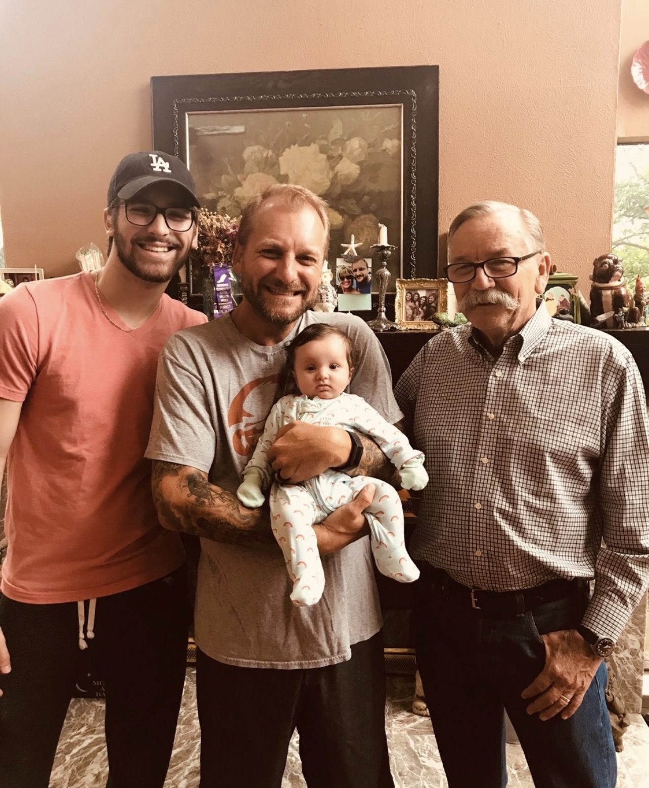 Robbie Mattson with family